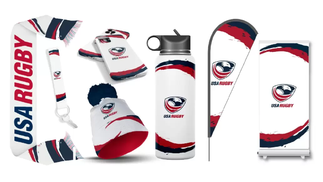 US Rugby Collateral Branding