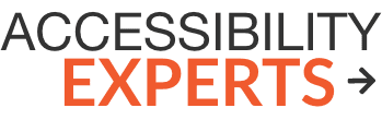 accessibility experts button