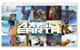 Axis Earth Homepage Design