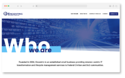 Encentric.net Website Design Who We Are Page