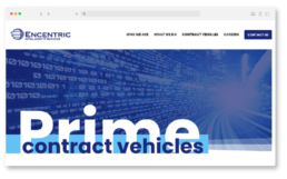 Encentric.net Website Design Contract Vehicles Page