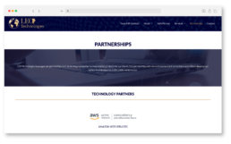 LEO Technologies Partnerships Web Page
