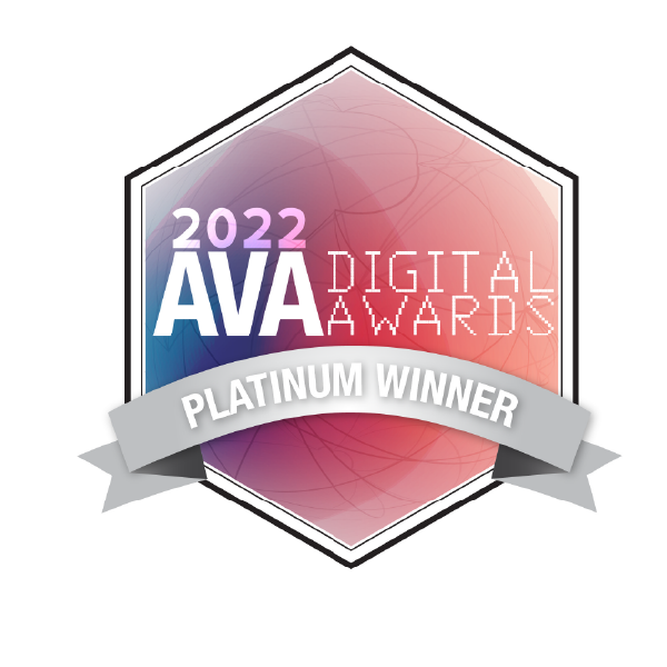 2022 AVA Digital Awards Platinum Winner